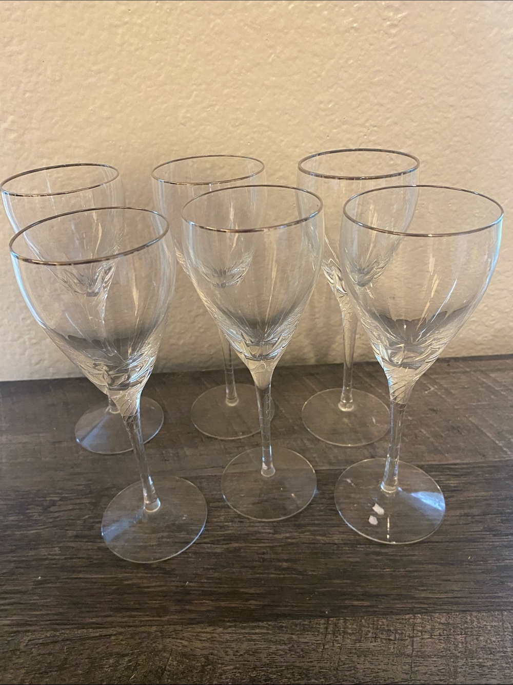 Lenox Encore Clear Crystal Wine Glasses - Set of 6